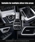 Silver Rim Repair Paint Zaps Tough Scratches Scuffs On Wheel Hubs Grilles And Chrome Trim While Delivering A Badass Metallic Finish.