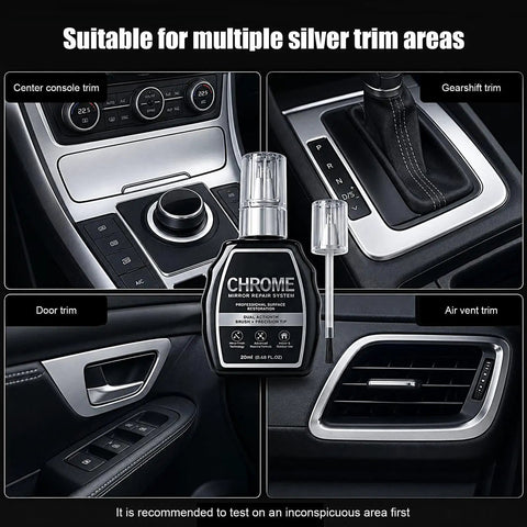 Silver Rim Repair Paint Zaps Tough Scratches Scuffs On Wheel Hubs Grilles And Chrome Trim While Delivering A Badass Metallic Finish.