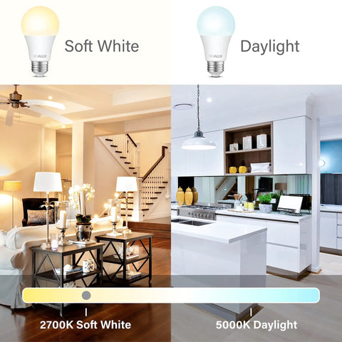 A19 LED Light Bulb Non Dimmable 75 Watt Equivalent 11.5W 1100 Lumens Soft White 2700K E26 Standard UL Listed 6 Pack Budget Friendly Energy Saver For Home Office Great For Any Room In The House