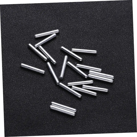 40Pcs Robot Drive Shaft Model Axle Kit for DIY Micro RC Cars shown in a scattered arrangement on a dark surface