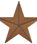 Rusty Barn Star Wall And Door Decor Set In Metal With Vintage Farmhouse Charm, Includes 12 Inch, 8 Inch And 5.5 Inch Stars