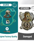 Hisun Gearshift Fan Gear Set Driven for Axis 500 700 UTVs OEM Replacement 23320 004 000 and 23330 004 0000 Fits Carb and EFI Models Bighorn MSU Series Massimo SuperMach TSC Menards, original factory quality with gasket and bolt