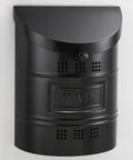 Large Wall Mounted Mailbox Satin Black Finish With Stainless Steel Label Built Tough For Real Mail Delivery 11.25W X 14.5H X 4.5D Wall Mount Only E2BK