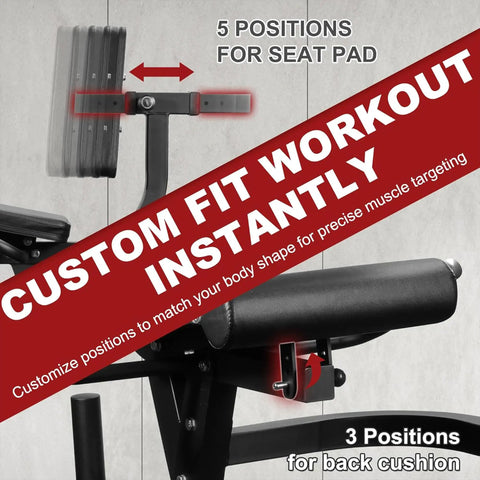 Adjustable Leg Extension And Curl Machine For Home Gym showing seat adjustability