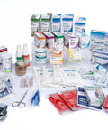 Reliable Grab And Go First Aid Refill Kit With High Quality Wound Care Essentials For Restaurant And Commercial Use Class B Compliant assorted kit contents.