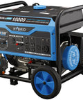 Dual Fuel Portable Generator With Switch And Go Tech And Electric Start, 10,000W Peak, 8,000W Rated Gas, on wheels