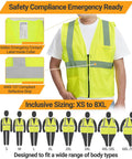 Straight Up Legit High Visibility Safety Vest Featuring Sick Breathable Mesh Ventilation And Broad Reflective Strapping For Ultimate 360 Awareness On Rough Job Sites And All Weather Shifts with emergency label and reflective strip