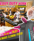 Heavy Duty Handheld Steam Cleaner With Lockable Steam Button And 11 Accessories cleaning kitchen surfaces with steam