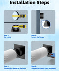 Installation steps for 4 Inch Duct Connector Flange Metal Dryer Vent Fitting Square To Round Ducting Plate For Heating Cooling Ventilation Systems