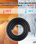 Automotive Vacuum Hose Kit With 6 Five Foot Hoses 64 Hose Connectors 24 Clamps Silicone Vacuum Tubing For Cars Temperature Range