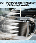 Ultra Reach Radiator Cleaning Wand Set With 48 Inch And 24 Inch Wands, 8 Nozzle Tips And Adapter Kit cleaning radiator in car engine