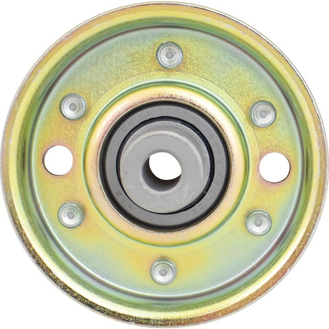 Flat Idler One Inch Height Three Eighths Bore Three And A Quarter Inch OD Replacement For Scag Gear Drive Walk Behind Lawn Mowers 32 36 48 52 61 Inch Compatible Tiger Cub Drive Fits Serial 7630000 And Higher Heavy Duty OEM Style metal idler pulley