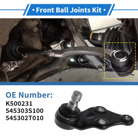 Hyundai Sonata Front Lower Ball Joint Kit Pair For 2011 2014 Models Front Suspension Replacement Joints Left And Right OEM style