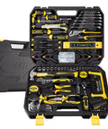 All In One 228 Piece Mechanic Tool Set With Socket Wrench Auto Repair Kit In Durable Chrome Pro Grade Hand Tools And Sturdy Storage Case
