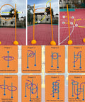 Pro Grade Drone Racing Obstacle Course Kit With Multi Stage Gates, 60cm And 70cm Rings, training diagrams and setups.