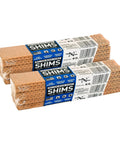 Nelson Wood Shims 24-pack, 8-inch waterproof composite shims for leveling; two bundles