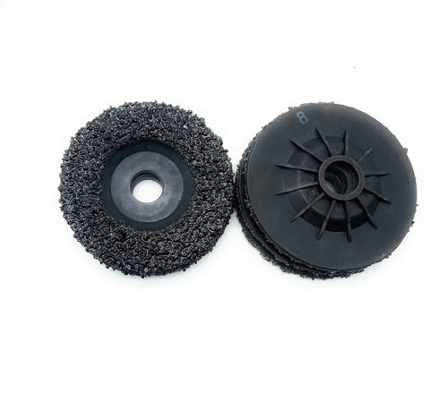 5 Pack SiC Plastic Back Grinding Wheel 4.5 Inch 8 Grit For Granite Marble Concrete And Glass Dry Cutting No Backing Pad Needed Longer Life And Faster Grinding