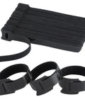 Six Inch Reusable Cable Ties Set With 120 Pieces For Wire And Cord Organization Adjustable Hook And Loop Ties For Home