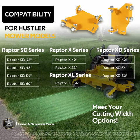 Upgraded 125255 Hydro Transmission Brackets Kit With Beefed Up Brackets And Hardware For Zero Turn Mowers Includes 552564 552565 552566 552567 OE Replacement Service Kit That Improves Belt Stability And Durability