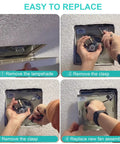 Steps to install Copper Motor Upgrade Vent Fan Assembly for Nutone and Broan models with hands-on demonstration