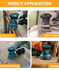 5 Inch Sander Foam Pad Set With 4 Pads And 5 Inch Ceramic Sanding Discs 80 To 1000 Grit 40 Pieces in various applications