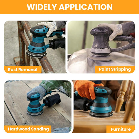 5 Inch Sander Foam Pad Set With 4 Pads And 5 Inch Ceramic Sanding Discs 80 To 1000 Grit 40 Pieces in various applications