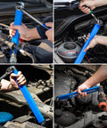 Offset Extension Wrench Set With Zero Degree Ratchet Extension For Tight Spaces, Impact Ready in use for auto repairs