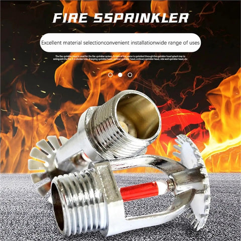 Straight Up Solid 68 Degree Pendant Fire Sprinkler Head With Side Hidden Ceiling Mount For Tough Fire Suppression Jobs Fast Fix Zero Stress Durable Protection For Warehouses Homes And Commercial Spaces Single Piece close-up with red trigger.