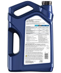 Full Synthetic 15W-40 Diesel Engine Oil 1 Gallon jug side view with label showing specifications and benefits.