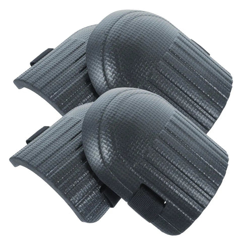 Built Tough Four Pack Black Heavy Duty Knee Pad Inserts For Work Pants Anti Slip Grip Breathable Padding showing textured design.