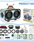 Bluetooth Speaker Kit For Beginners Build Your Own Dual Speaker With RGB Music Sync Lights A STEM Project For Kids And Adults