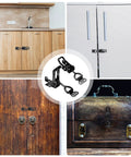 Beefy 300 Lb Heavy Duty Toggle Clamp Set with Quick Release Pull Latch for doors, cabinets, boxes, and more