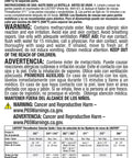 Back label of Automotive Threadlockers 271 And 242 Set Pro Grade High Strength And Medium Strength Anaerobic Adhesives