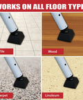 Adjustable Portable Door Security Bar For Hinged And Sliding Doors And Windows used on tile, wood, carpet, linoleum floors