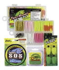 Ultimate Trout Fishing Gear Kit Bundle With 82 Pieces, 350 Yard SOS Monofilament Line, Phantom Fluorocarbon Leaders, 4 EZTrout Floats