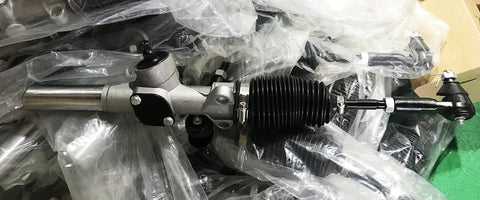 EZGO Golf Cart Steering Gear Box Assembly One Piece For TXT RXV MPT 2001 And Up Rack And Pinion Front Axle Mounted Replaces OEM