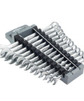 12 Piece Metric Wrench Set For Pro Mechanics, Built To Last Chrome Vanadium Build, Comfort Grip Handles organized in a carry case