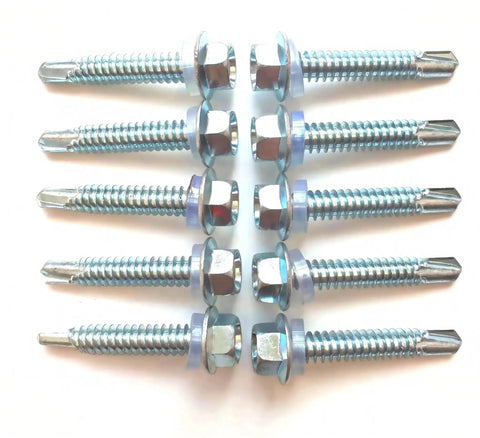 Heavy Duty Steel Clutch Cover Screw Bolts Replacement Kit For Polaris 7519330 M6x35, steel bolts with hex nuts, suitable for RZR and Ranger.