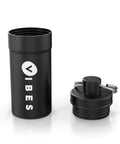 Waterproof Aluminum Keychain Case For Earplugs And Small Gear Rubber Sealed Travel Box Durable Black Carry Case