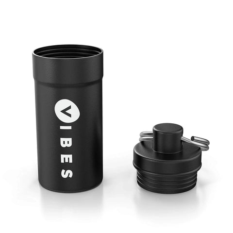 Waterproof Aluminum Keychain Case For Earplugs And Small Gear Rubber Sealed Travel Box Durable Black Carry Case