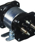 DC Power Solenoid With 24 VDC Isolated Coil Built Like A Tank Rugged And Water Resistant Sealed Black Phenolic Casing