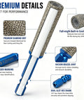 Vacuum brazed diamond drill bit with cooling wax and hex shank for precision cutting. Crush Through Hard Surfaces With This Eight Piece Vacuum Brazed Diamond Drill Bit And Hole Saw Set For Tile Glass Porcelain Granite Fast Cut Edge Grinding And Pro Shop Precision.