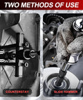 ACIMOD 12pc motorcycle blind-hole bearing puller kit with slide hammer and 8-32mm collets