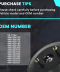 OEM numbers for Heavy Duty Vacuum Power Brake Booster Replacement For Toyota Camry Avalon Solara And Lexus Es300 Easy Bolt On Swap 1995 To 2003.
