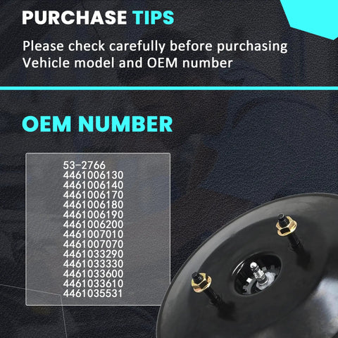 OEM numbers for Heavy Duty Vacuum Power Brake Booster Replacement For Toyota Camry Avalon Solara And Lexus Es300 Easy Bolt On Swap 1995 To 2003.