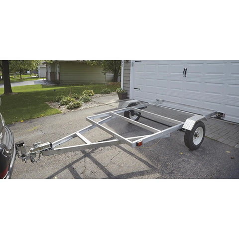 Aluminum 5x8 Utility Trailer Kit With Rustproof Frame 1715 Lb Payload And 1980 Lb GVWR built for heavy duty hauling