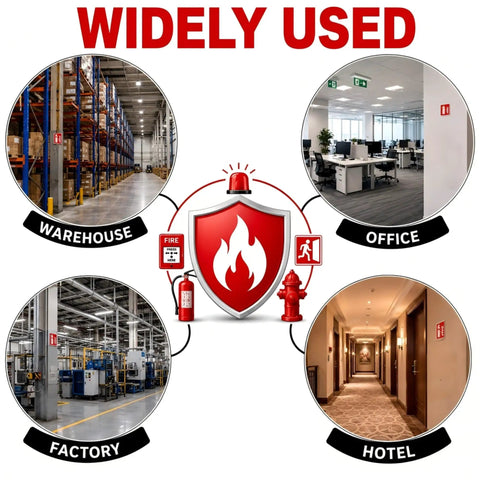 Top Tier Ten Pack Pendent Fire Sprinkler Heads With A 155 Degree Fahrenheit Red Glass Bulb And One Half Inch Npt Pipe Thread in various building types.