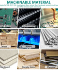 Materials machinable by 40 Pcs PCB Micro Drill Bit Set 0.1mm To 1.0mm Shank Spiral Tungsten Steel Carbide Bits for engraving and drilling.
