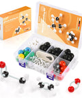 Portable Organic Chemistry Model Kit With 124 Pieces For Classrooms And Hands On Home Labs Visualize Concepts with case
