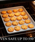 Ceramic Nonstick Baking Sheet For Oven Cookin 15x10 Inches Durable Aluminum Tray With PTFE And PFOA Free Coating, cookies baking